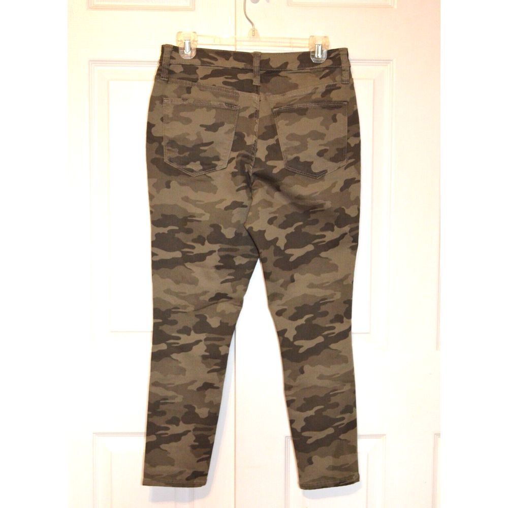 Universal Thread‎ Camo Jeans Womens High-Rise Cropped Skinny Size  8 Inseam 25" - Picture 9 of 14
